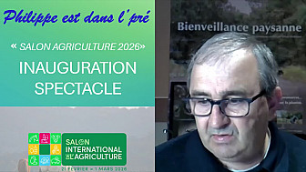Philippe est dans l'pré  - Pour Philippe Grégoire l'Inauguration du Salon de l'Agriculture = SPECTACLE