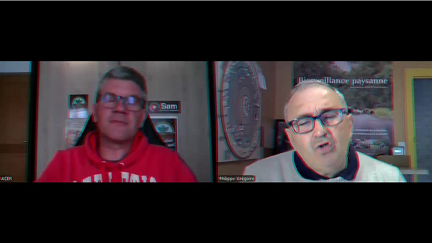 TV LOCALE ' Philippe est dans l' pré  Echange avec SAM L agriculteur indépendant 